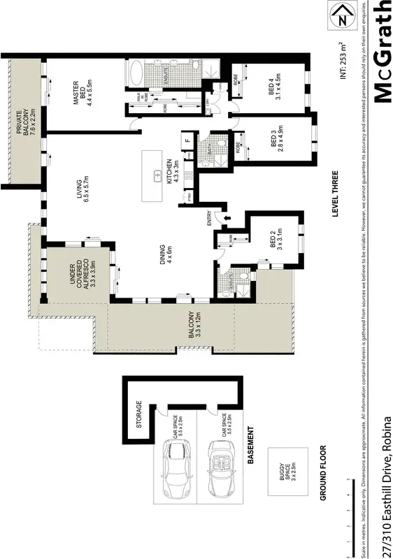 Floorplan of Homely apartment listing, 27/310 Easthill Drive, Robina QLD 4226