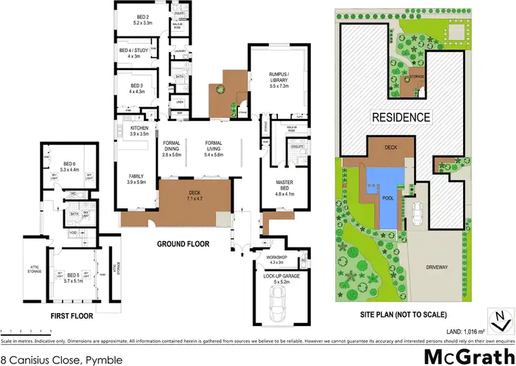 Floorplan of Homely house listing, 8 Canisius Close, Pymble NSW 2073