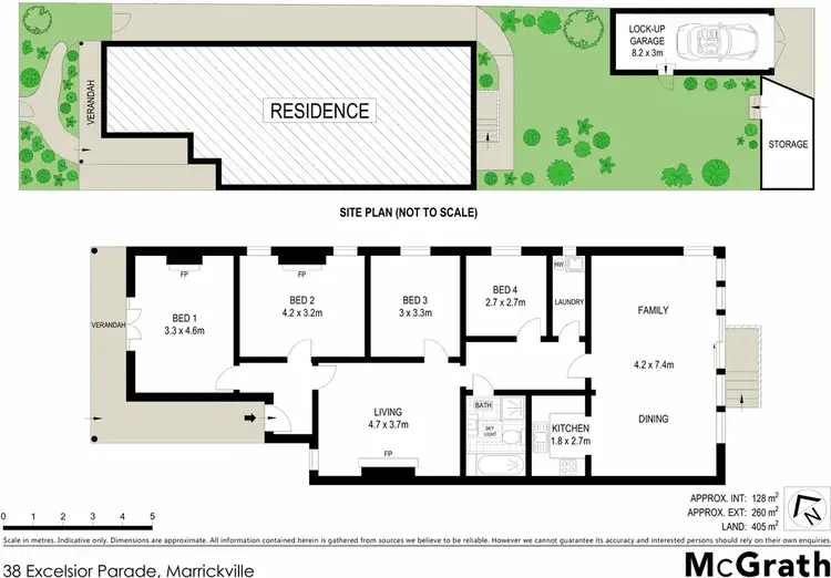 Floorplan of Homely house listing, 38 Excelsior Parade, Marrickville NSW 2204