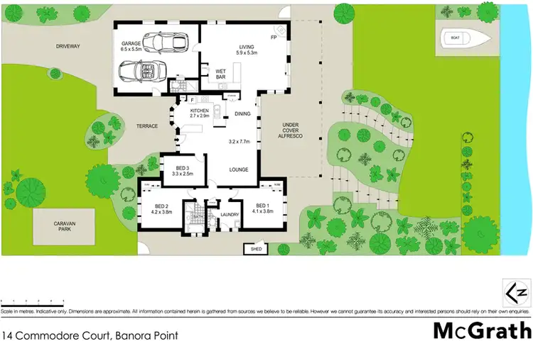 Floorplan of Homely house listing, 14 commodore Court, Banora Point NSW 2486