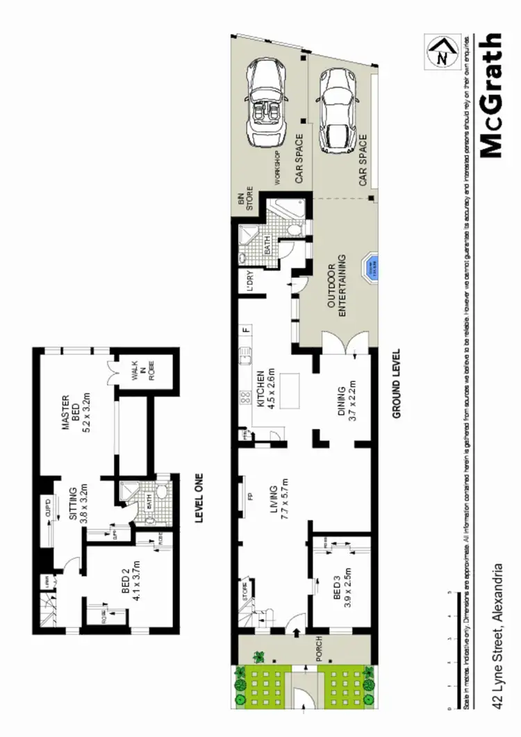 Floorplan of Homely house listing, 42 Lyne Street, Alexandria NSW 2015