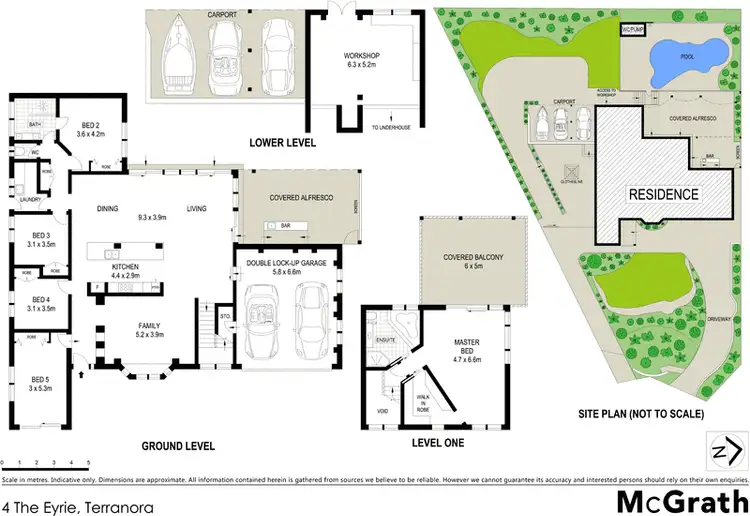 Floorplan of Homely house listing, 4 The Eyrie, Terranora NSW 2486