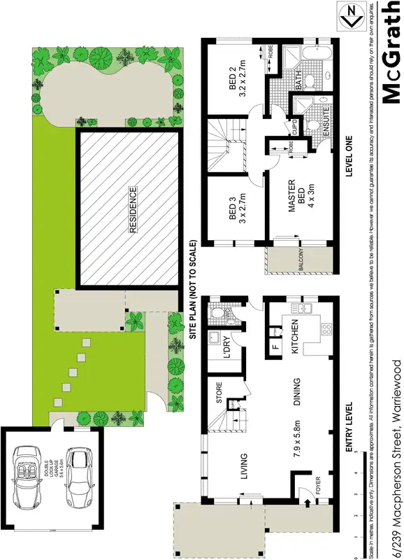 Floorplan of Homely townhouse listing, 6/239 Macpherson Street, Warriewood NSW 2102