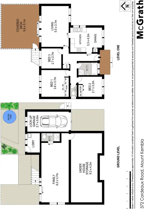 Floorplan of Homely house listing, 372 Cordeaux Road, Mount Kembla NSW 2526