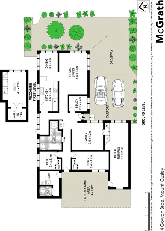Floorplan of Homely house listing, 4 Gowan Brae Avenue, Mount Ousley NSW 2519