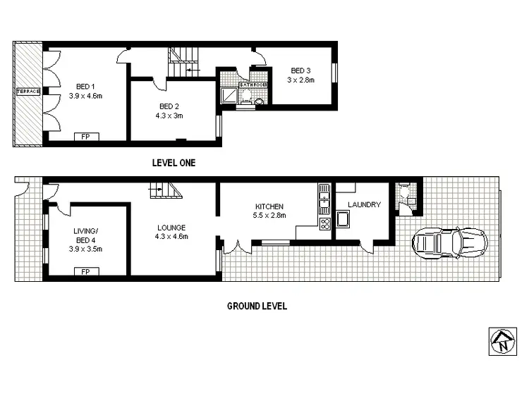 Floorplan of Homely house listing, 105 Baptist Street, Redfern NSW 2016