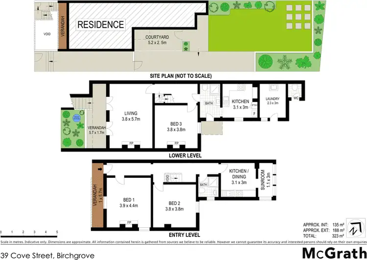 Floorplan of Homely house listing, 39 Cove Street, Birchgrove NSW 2041