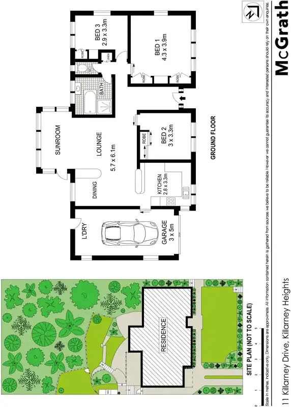 Floorplan of Homely house listing, 11 Killarney Drive, Killarney Heights NSW 2087