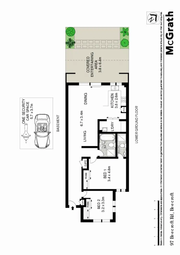 Floorplan of Homely apartment listing, 3/97 Beecroft Road, Beecroft NSW 2119