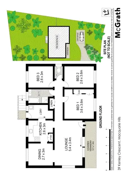 Floorplan of Homely house listing, 39 Kenley Crescent, Macquarie Hills NSW 2285