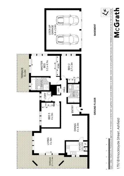 Floorplan of Homely apartment listing, 179/18 Knocklayde Street, Ashfield NSW 2131