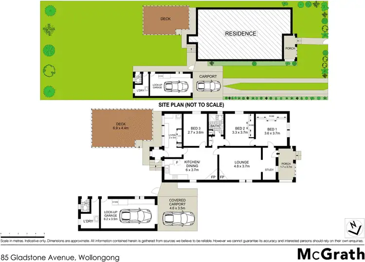 Floorplan of Homely house listing, 85 Gladstone Avenue, Wollongong NSW 2500