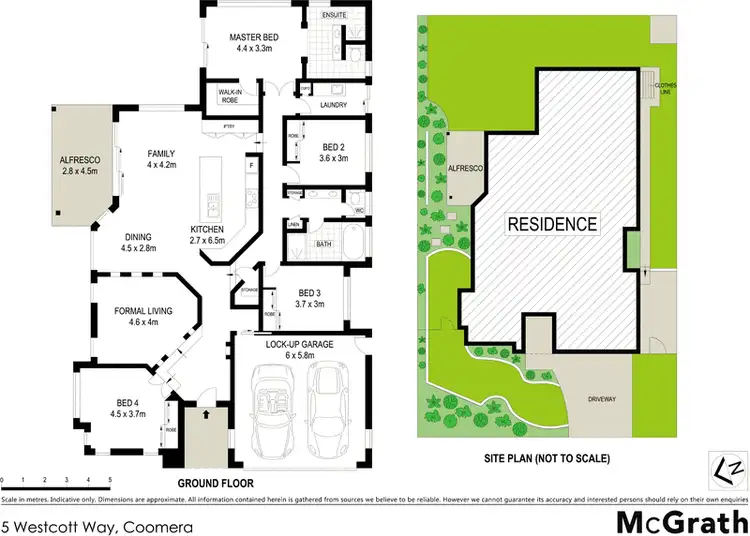 Floorplan of Homely house listing, 5 Westcott Way, Coomera QLD 4209