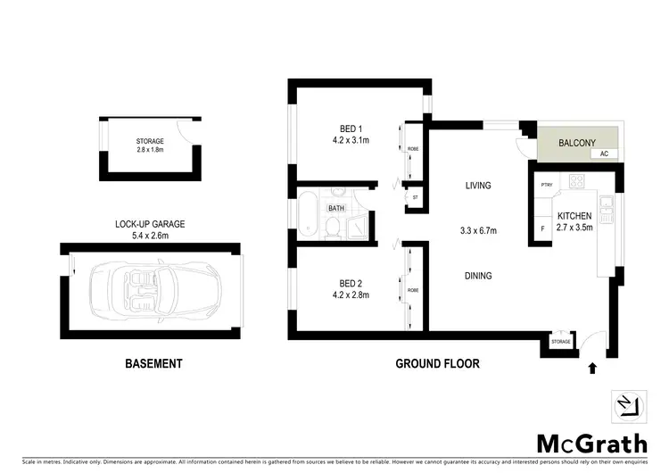 Floorplan of Homely apartment listing, 5/400 Mowbray Road, Lane Cove North NSW 2066