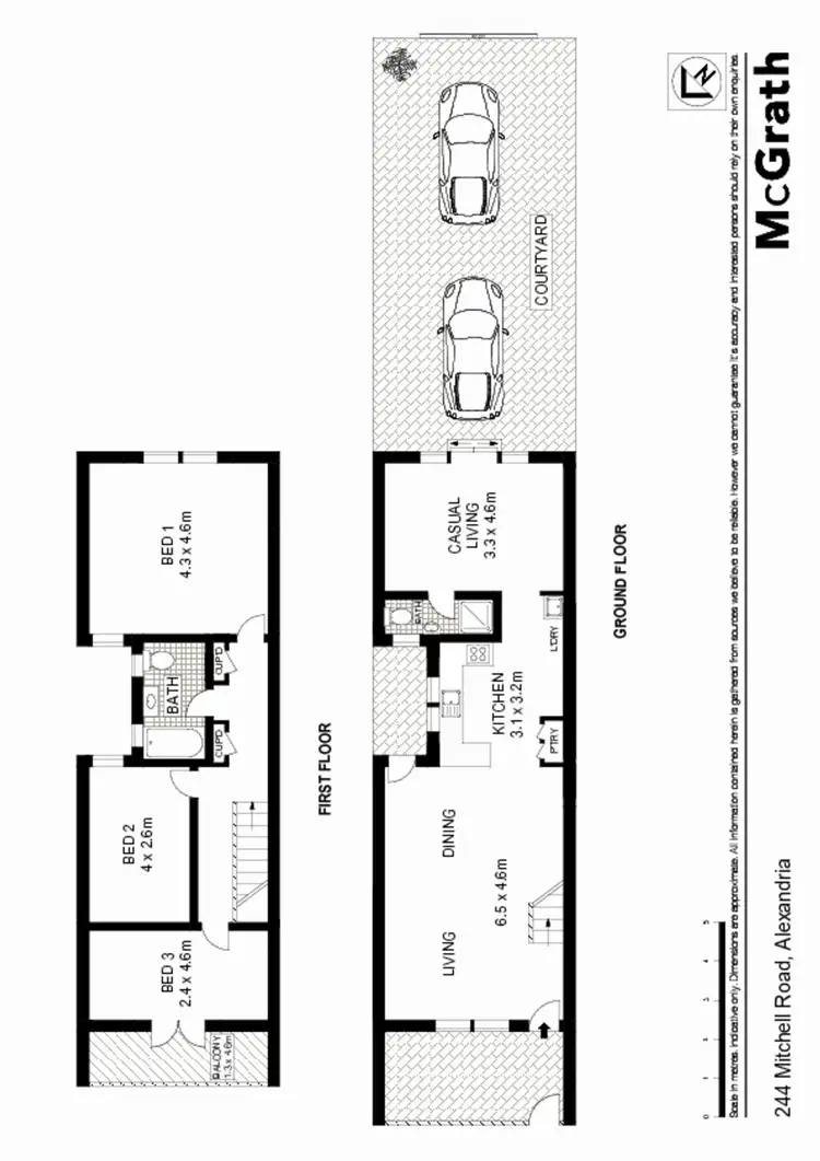 Floorplan of Homely house listing, 244 Mitchell Road, Alexandria NSW 2015