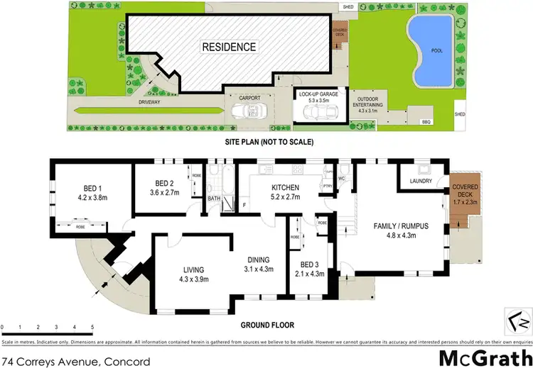 Floorplan of Homely house listing, 74 Correys Avenue, Concord NSW 2137