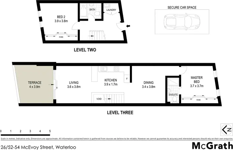 Floorplan of Homely apartment listing, 26/52 McEvoy Street, Waterloo NSW 2017