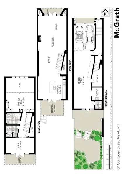 Floorplan of Homely house listing, 87 Campbell Street, Newtown NSW 2042