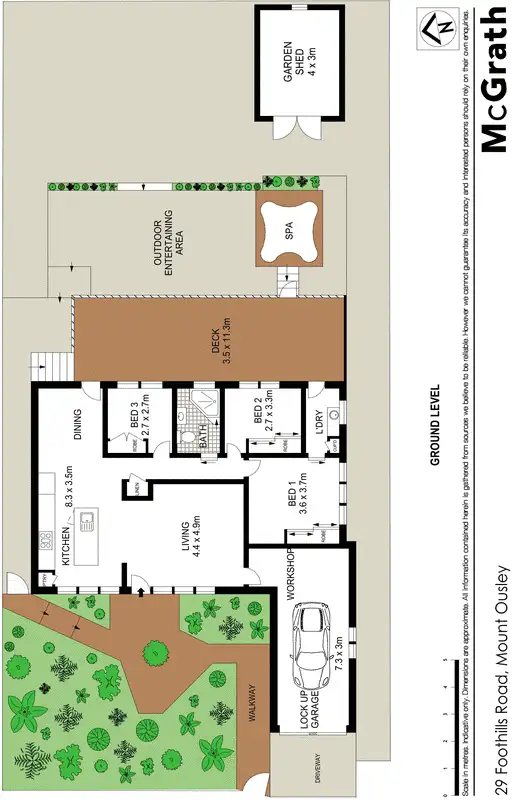 Floorplan of Homely house listing, 29 Foothills Road, Mount Ousley NSW 2519