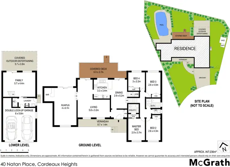 Floorplan of Homely house listing, 40 Natan Place, Cordeaux Heights NSW 2526