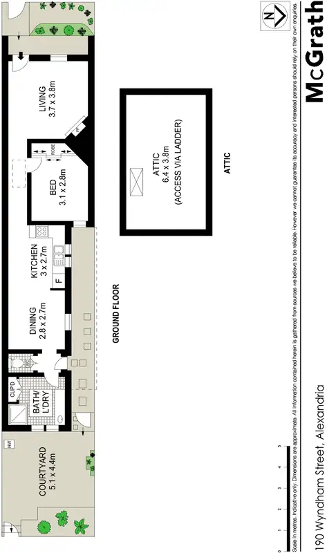 Floorplan of Homely house listing, 190 Wyndham Street, Alexandria NSW 2015