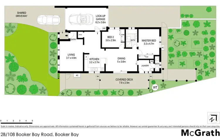 Floorplan of Homely villa listing, 2/108 Booker Bay Road, Booker Bay NSW 2257