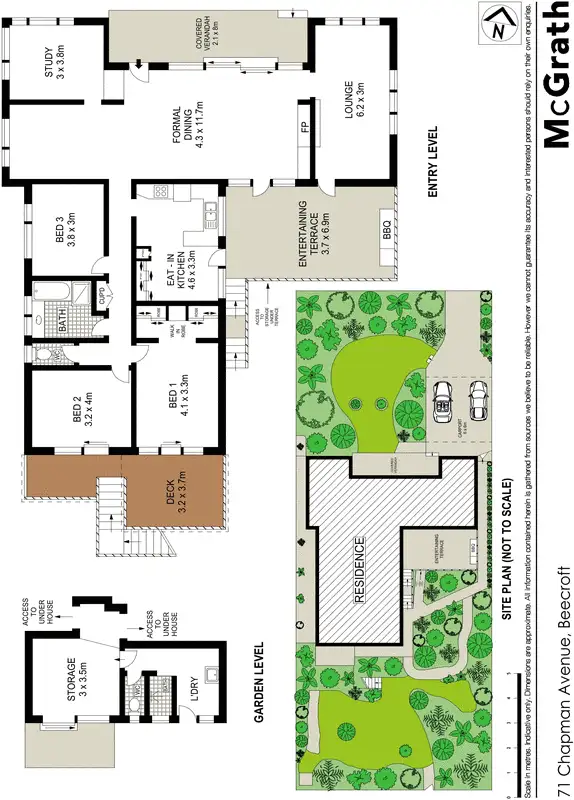 Floorplan of Homely house listing, 71 Chapman Avenue, Beecroft NSW 2119