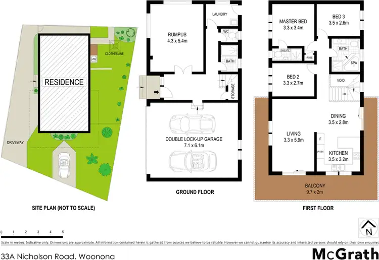 Floorplan of Homely house listing, 33a Nicholson Road, Woonona NSW 2517