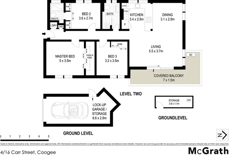 Floorplan of Homely apartment listing, 4/16 Carr Street, Coogee NSW 2034