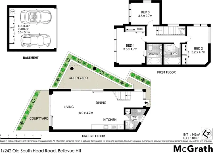 Floorplan of Homely apartment listing, 1/242 Old South Head Road, Bellevue Hill NSW 2023