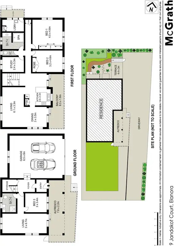 Floorplan of Homely house listing, 9 Jandakot Court, Elanora QLD 4221