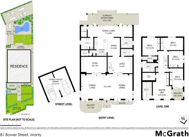Floorplan of Homely house listing, 81 Bower Street, Manly NSW 2095