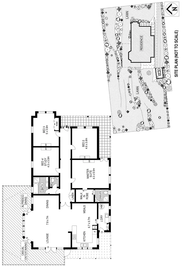 Floorplan of Homely house listing, 43 Gloucester Road, Epping NSW 2121