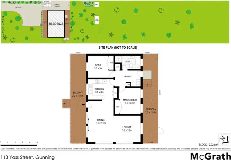 Floorplan of Homely house listing, 113 Yass Street, Gunning NSW 2581