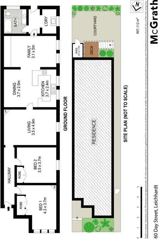 Floorplan of Homely house listing, 60 Day Street, Leichhardt NSW 2040
