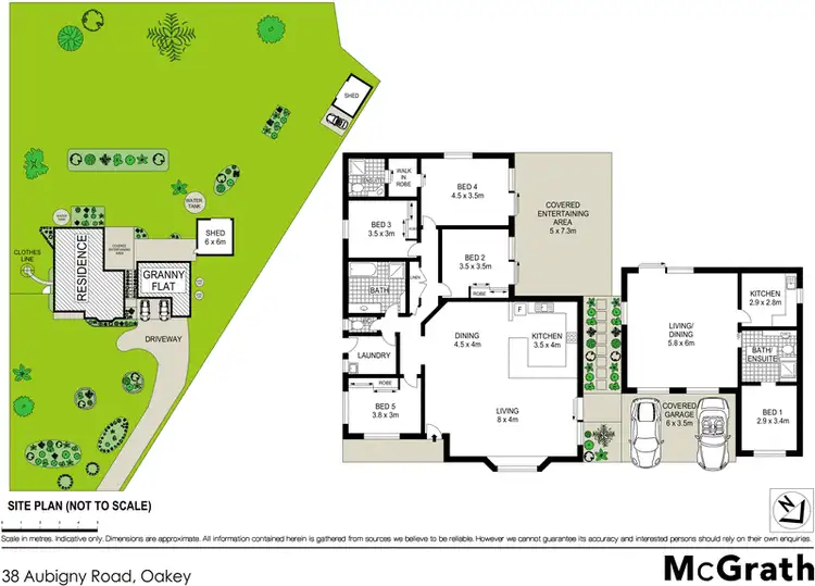 Floorplan of Homely house listing, 38 Aubigny Road, Oakey QLD 4401