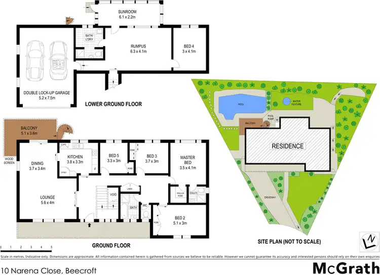 Floorplan of Homely house listing, 10 Narena Close, Beecroft NSW 2119