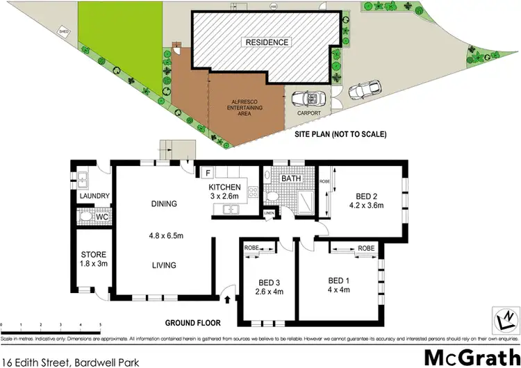 Floorplan of Homely house listing, 16 Edith Street, Bardwell Park NSW 2207