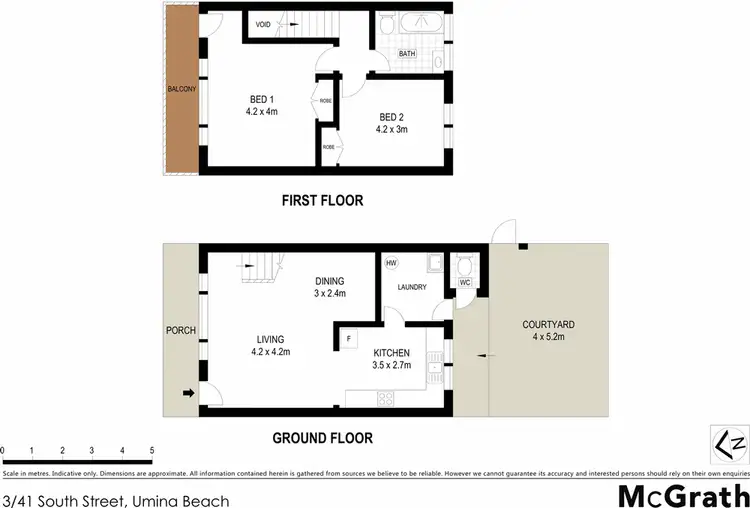 Floorplan of Homely townhouse listing, 3/41 South Street, Umina Beach NSW 2257