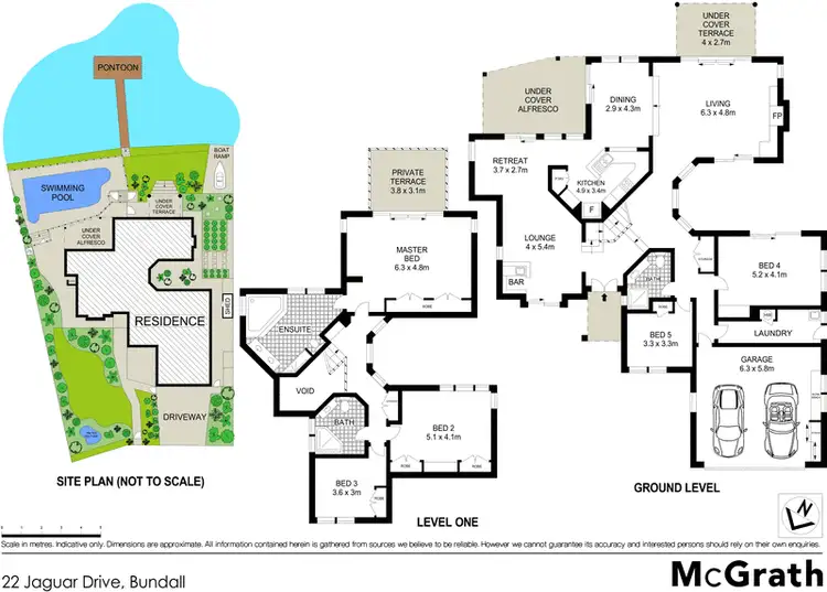 Floorplan of Homely house listing, 22 Jaguar Drive, Bundall QLD 4217