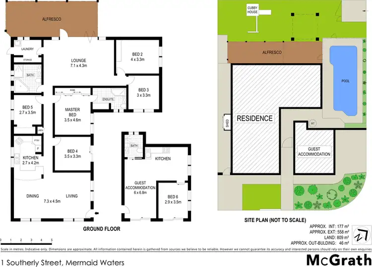 Floorplan of Homely house listing, 1 Southerly Street, Mermaid Waters QLD 4218