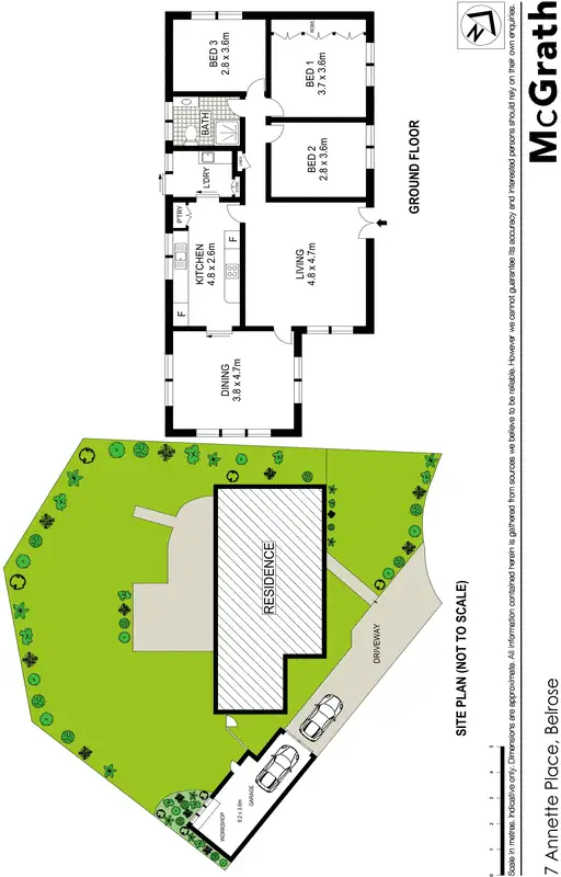 Floorplan of Homely house listing, 7 Annette Place, Belrose NSW 2085
