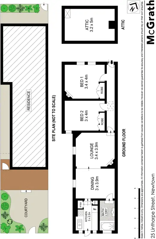 Floorplan of Homely house listing, 25 Linthorpe Street, Newtown NSW 2042