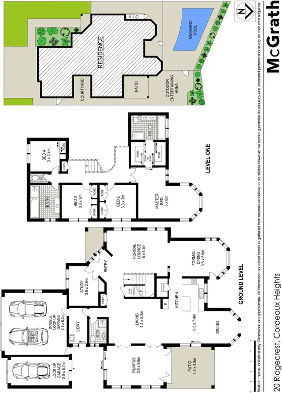 Floorplan of Homely house listing, 20 Ridgecrest, Cordeaux Heights NSW 2526