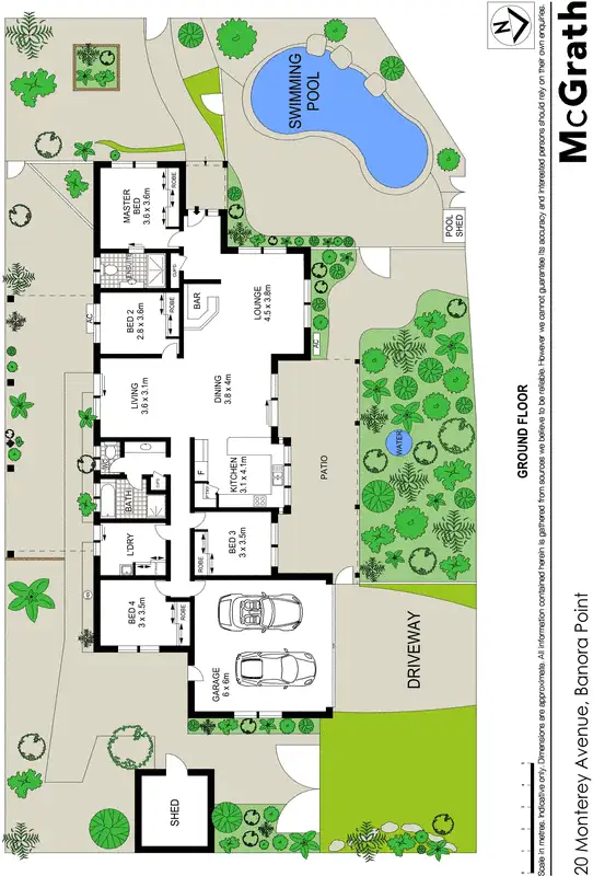 Floorplan of Homely house listing, 20 Monterey Avenue, Banora Point NSW 2486