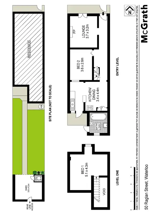 Floorplan of Homely house listing, 50 Raglan Street, Waterloo NSW 2017