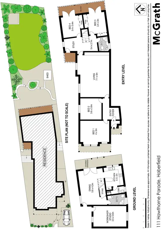 Floorplan of Homely house listing, 111 Hawthorne Parade, Haberfield NSW 2045