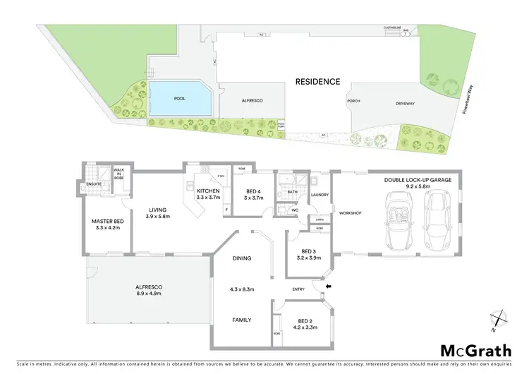 Floorplan of Homely house listing, 6 Firewheel Way, Banora Point NSW 2486