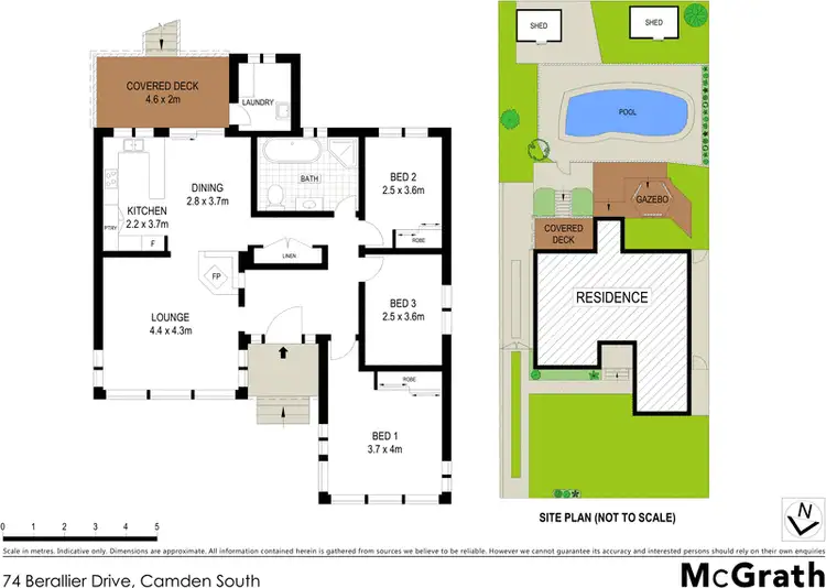 Floorplan of Homely house listing, 74 Berallier Drive, Camden South NSW 2570