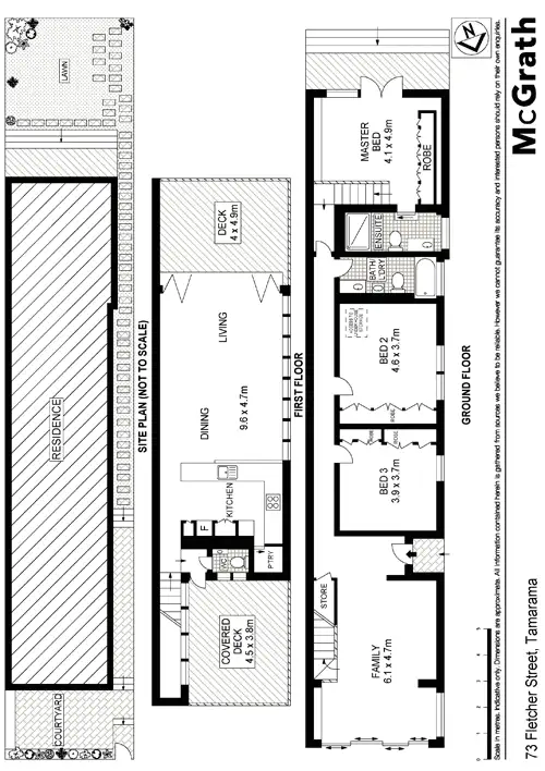 Floorplan of Homely house listing, 73 Fletcher Street, Tamarama NSW 2026